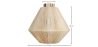 Buy Ceiling Lamp - Boho Bali Ceiling Light - Memu Aged Gold 60679 home delivery