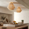 Buy Ceiling Lamp - Boho Bali Ceiling Light - Memu Aged Gold 60679 - prices