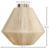 Buy Ceiling Lamp - Boho Bali Ceiling Light - Memu Aged Gold 60679 home delivery