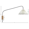 Buy Wall Sconce Lamp - Kala White 60674 home delivery