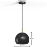 Buy Hanging Pendant Lamp - Traya Black 60668 - prices