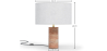 Buy Table Lamp with Marble Base - Luyer White 60663 with a guarantee