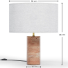 Buy Table Lamp with Marble Base - Luyer White 60663 with a guarantee