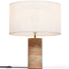 Buy Table Lamp with Marble Base - Luyer White 60663 at MyFaktory