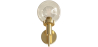 Buy Golden Wall Lamp - Sconce - Reine Aged Gold 60665 - in the UK