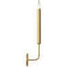 Buy Wall Sconce Candle Lamp in Gold - Reine Aged Gold 60666 - in the UK