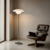 Buy PL 4/3 Floor Lamp - Steel and Glass Steel 15228 in the United Kingdom