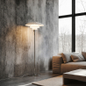 Buy PL 4/3 Floor Lamp - Steel and Glass Steel 15228 - prices