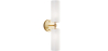 Buy Wall Lamp Aged Gold - 2-Light Wall Sconce - Ouna Aged Gold 60683 at MyFaktory