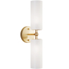 Buy Wall Lamp Aged Gold - 2-Light Wall Sconce - Ouna Aged Gold 60683 at MyFaktory