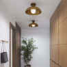 Buy Ceiling Lamp - Vintage Wall Light - Sine Aged Gold 60677 - prices