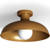 Buy Ceiling Lamp - Vintage Wall Light - Sine Aged Gold 60677 - in the UK