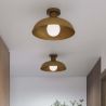 Buy Ceiling Lamp - Vintage Wall Light - Sine Aged Gold 60677 in the United Kingdom