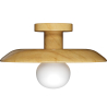 Buy Ceiling Lamp - Wooden Wall Light - Goodman Natural 60675 home delivery