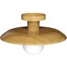 Buy Ceiling Lamp - Wooden Wall Light - Goodman Natural 60675 - in the UK