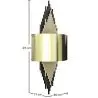 Buy Golden Wall Lamp - Sconde - Heyra Aged Gold 60664 - in the UK