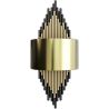 Buy Golden Wall Lamp - Sconde - Heyra Aged Gold 60664 - in the UK