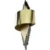 Buy Golden Wall Lamp - Sconde - Heyra Aged Gold 60664 with a guarantee