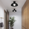 Buy Ceiling Lamp - Black Ceiling Fixture - Sine Black 60678 - in the UK