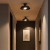 Buy Ceiling Lamp - Black Ceiling Fixture - Sine Black 60678 with a guarantee
