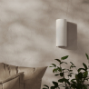 Buy Wall Lamp - Fabric Sconce - Olna White 60685 in the United Kingdom