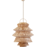 Buy Rattan Pendant Lamp - Boho Bali - Hydun Natural 61224 home delivery