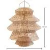 Buy Rattan Pendant Lamp - Boho Bali - Hydun Natural 61224 - in the UK