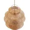 Buy Rattan Pendant Lamp - Boho Bali - Hydun Natural 61224 home delivery