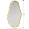 Buy Wall Mirror in Rattan - 71 CM - Verai Natural 61227 at MyFaktory