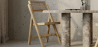 Buy 2 pack of Dining chair in Canage rattan and wood -  Bama Natural wood 61229 - prices