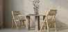 Buy 2 pack of Dining chair in Canage rattan and wood -  Bama Natural wood 61229 home delivery