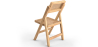 Buy 2 pack of Dining chair in Canage rattan and wood -  Bama Natural wood 61229 - prices