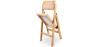 Buy 2 pack of Dining chair in Canage rattan and wood -  Bama Natural wood 61229 at MyFaktory