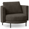 Buy Design Armchair - Velvet Upholstery - Nagar Taupe 60687 - prices