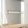 Buy Pendant Lamp Horizontal LED Bar - Gress Black 61233 in the United Kingdom