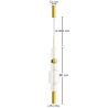 Buy Design Pendant Lamp - LED - Loraina Gold 61253 - in the UK