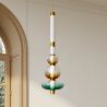 Buy Crystal Pendant Lamp - LED - Greya Blue 61254 - in the UK