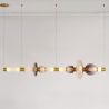 Buy Crystal Pendant Lamp - LED - Banton 120 CM Multicolour 61256 - prices