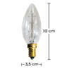 Buy Edison Oval filaments Bulb Transparent 50777 - prices