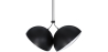 Buy Pendant Lamp - 2 LED Spots - Binal Black 61257 - in the UK