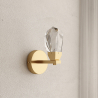 Buy Golden Wall Sconce - Petra Gold 61258 - in the UK