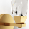 Buy Golden Wall Sconce - Petra Gold 61258 - in the UK