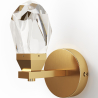 Buy Golden Wall Sconce - Petra Gold 61258 in the United Kingdom