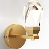 Buy Golden Wall Sconce - Petra Gold 61258 - prices