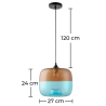 Buy Coffee Blue Lamp - Glass Blue 58259 home delivery