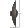 Buy Wall Sconce Lamp - Modern Design - Luna  Black 61264 - in the UK
