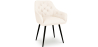 Buy Dining Chair with Armrests - Upholstered in Premium Bouclé - Carrol White 61267 with a guarantee