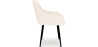 Buy Dining Chair with Armrests - Upholstered in Premium Bouclé - Carrol White 61267 - prices
