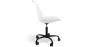 Buy Swivel Office Chair Tulip with Wheels - Black Frame White 61270 - prices