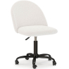 Buy Upholstered Office Chair - Bouclé - Bennett White 61271 in the United Kingdom